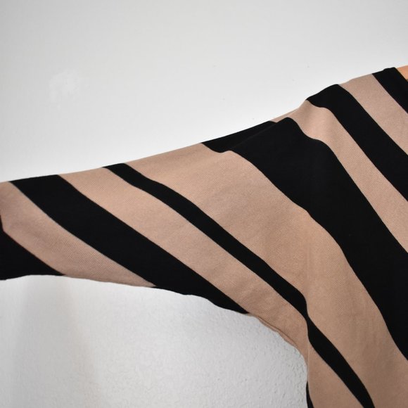 Premise Striped Chevron Batwing Sweater Top - Picture 6 of 12